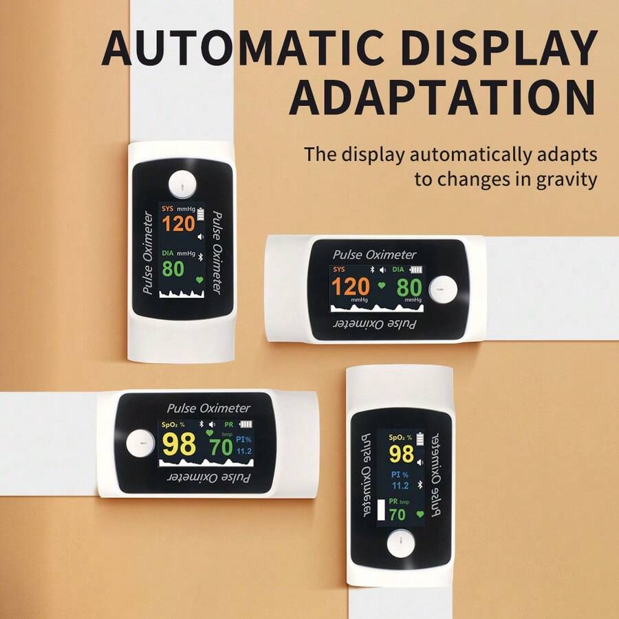 جهاز قياس الأكسجين في الدم وضغط الدم 2 في 1